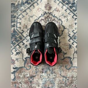 Black & Red Peloton Cycling Shoes Size EU 38/US 7